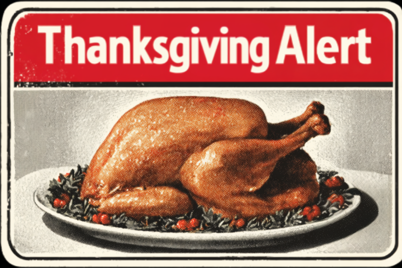 TURKEY TIME THANKSGIVING SECURITY ALERT: Top 5 Holiday Threats to Watch Out For